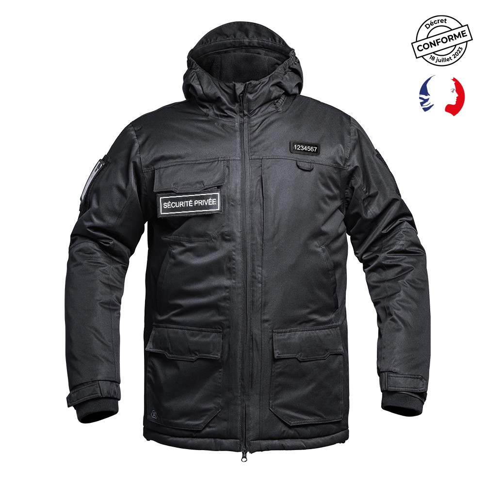 Parka Hardshell SCU-ONE WF 150 flap Scurit Prive noir